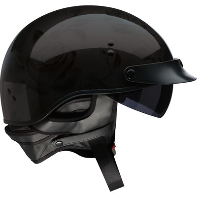 Z1R Vagrant NC Rose Helmet Black - Right Side View