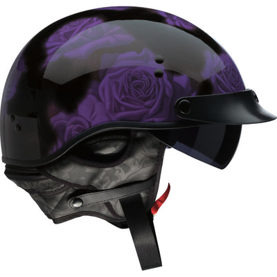 Z1R Vagrant NC Rose Helmet Black/Purple - Right Side View