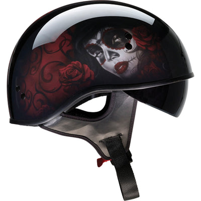 Z1R Vagrant Red Catrina Helmet Black/Red - Right Side View