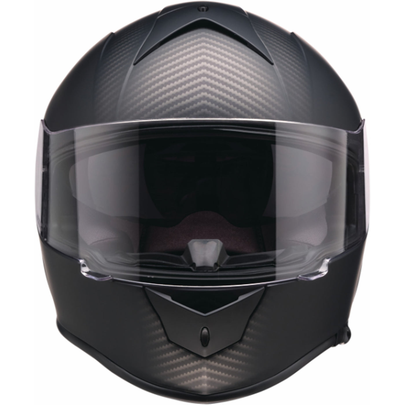 Z1R Warrant Carbon Helmet Black - Front View