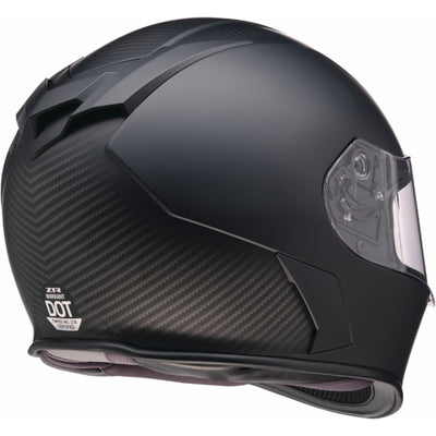 Z1R Warrant Carbon Helmet Black - Rear Right Side View