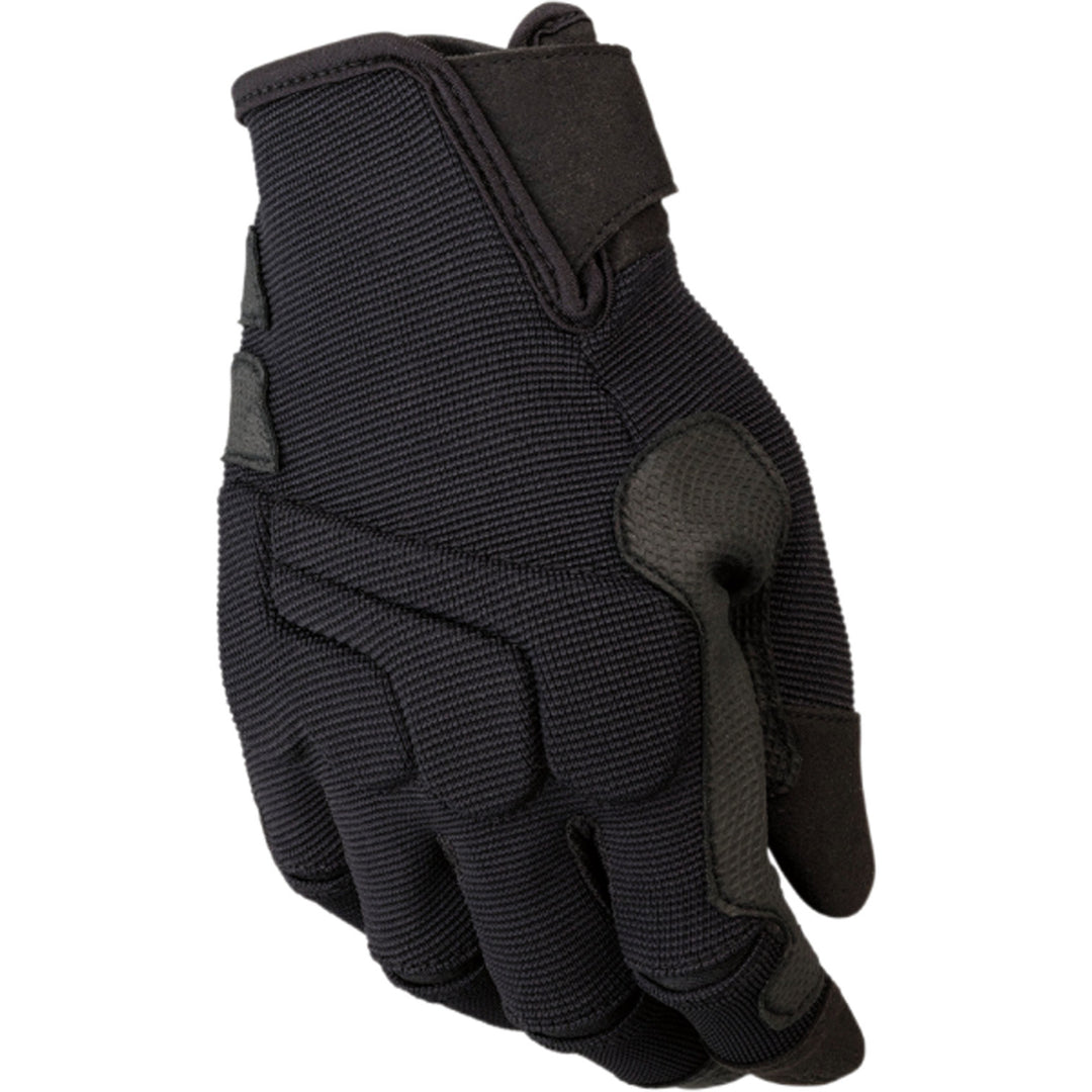 Z1R Women's Mill D3O Gloves Black - Back of Hand View