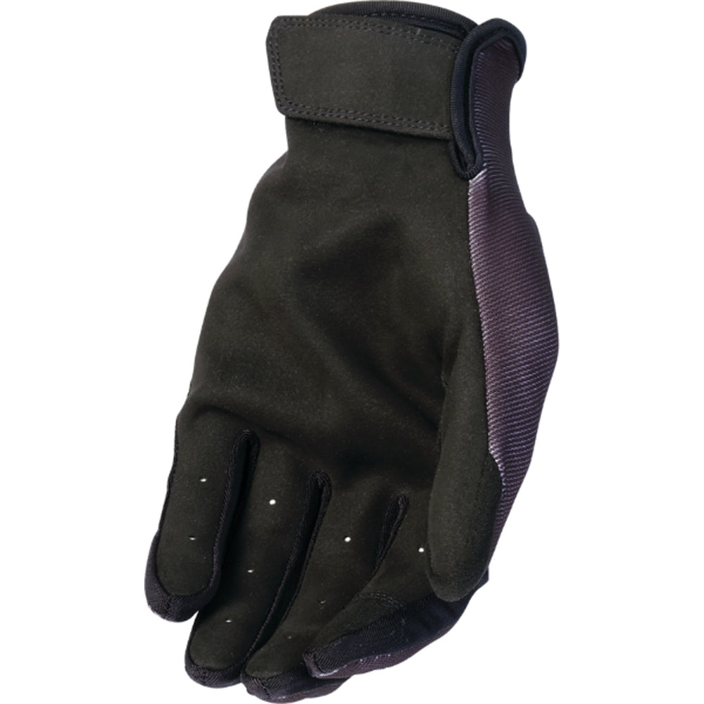 Z1R Women's Reflective Bone Gloves Black - Palm View