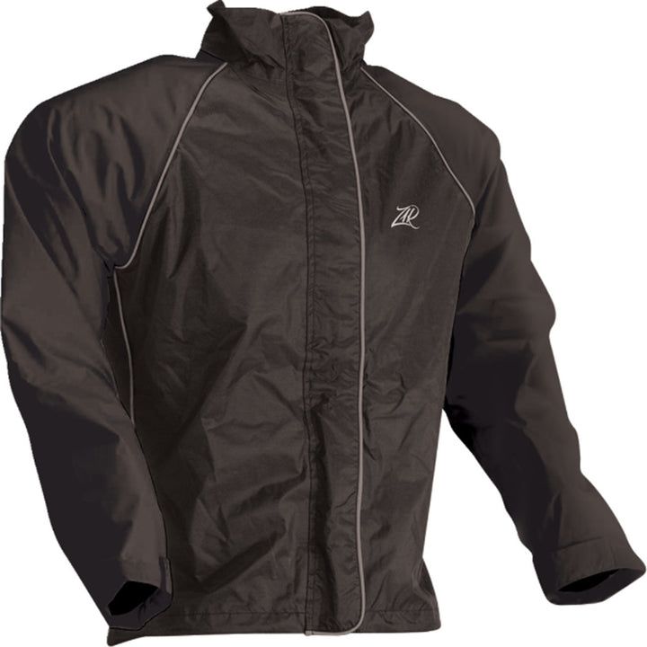 Z1R Women's Waterproof Jacket Black - Front View