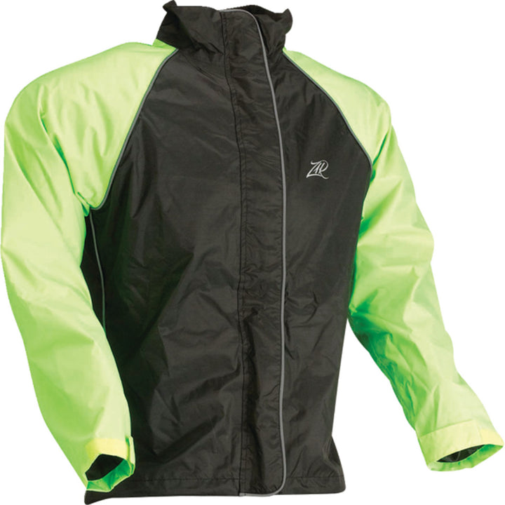 Z1R Women's Waterproof Jacket Hi-Vis Yellow - Front View