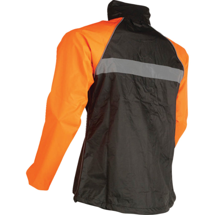 Z1R Women's Waterproof Jacket Orange - Rear View