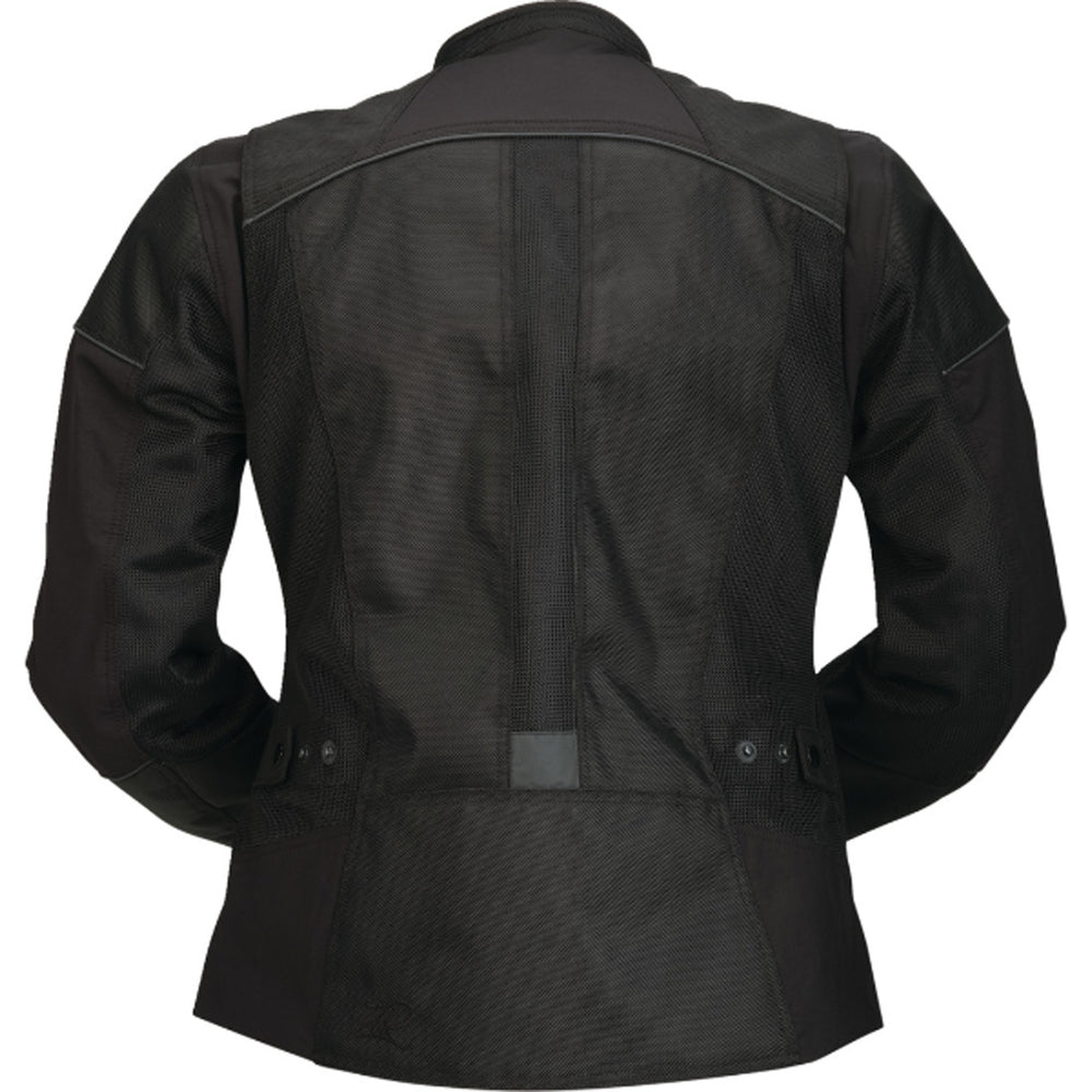 Z1R Women's Zephyr Jacket Black - Rear View