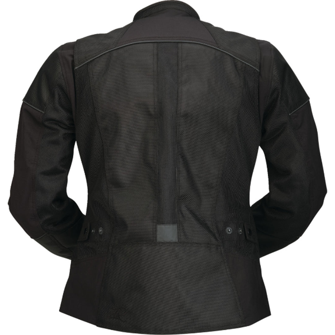 Z1R Women's Zephyr Jacket Black - Rear View