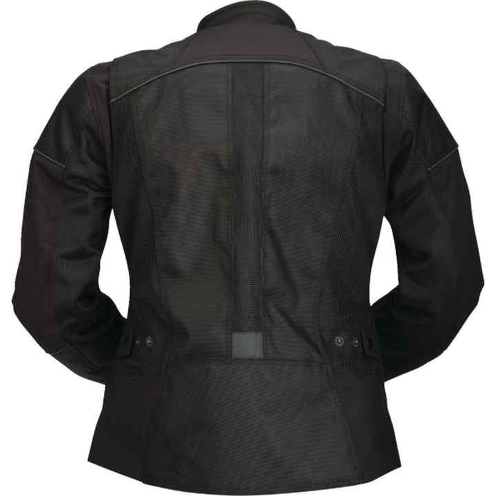 Z1R Women's Zephyr Jacket Black - Rear View