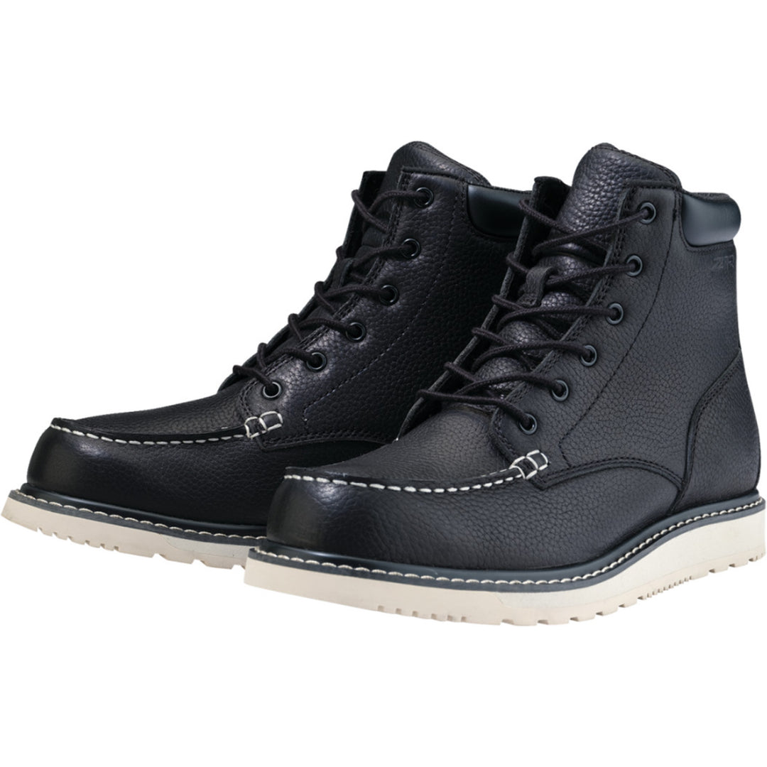Z1R Workboots Black - Front Left Side View of Pair