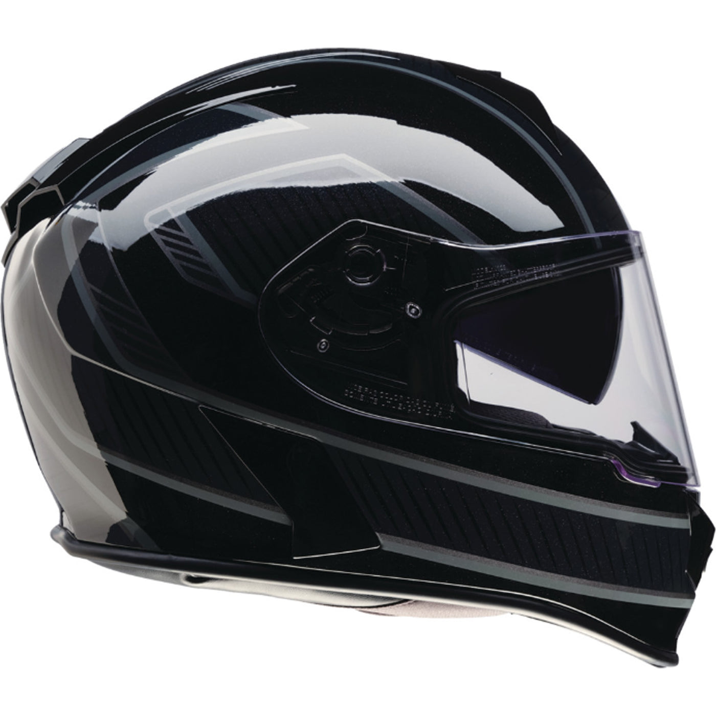 Z1R Warrant Amplify Helmet Black/Gray - Right Side View