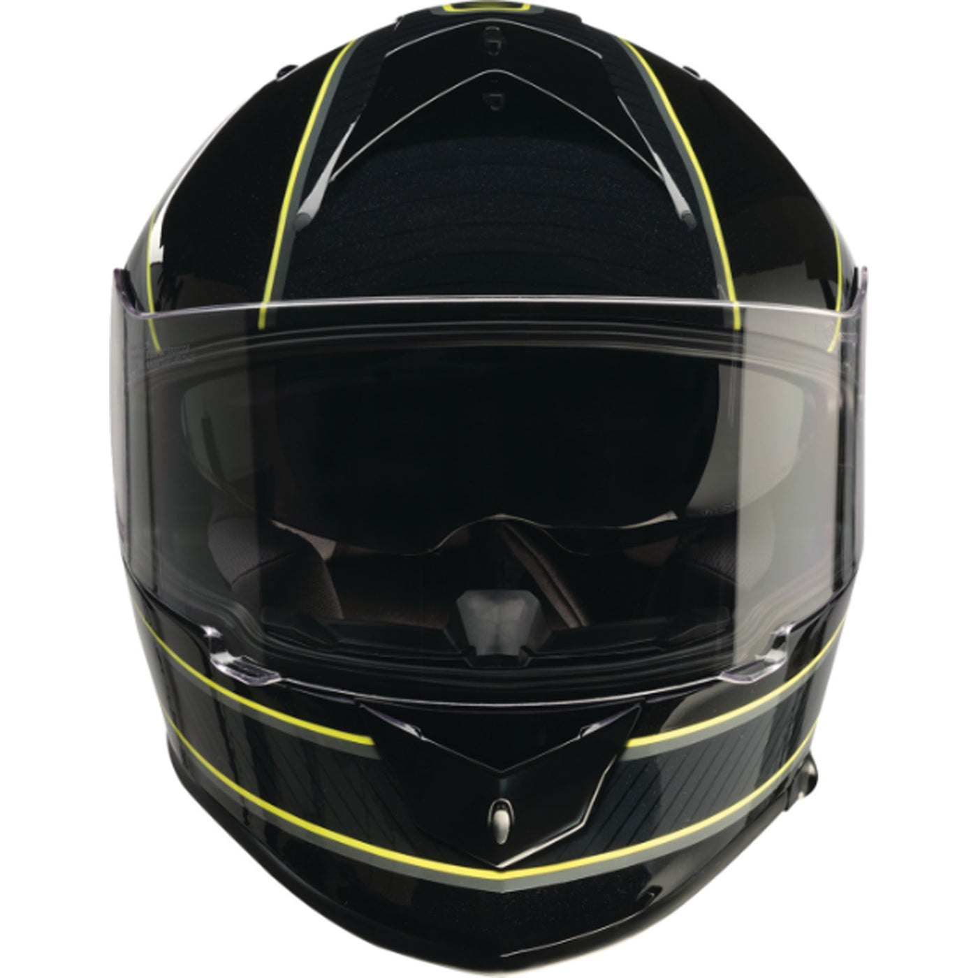 Z1R Warrant Amplify Helmet Black/Hi-Viz - Front View