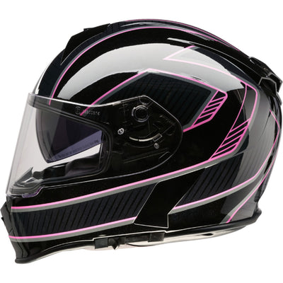 Z1R Warrant Amplify Helmet Black/Pink - Left Side View