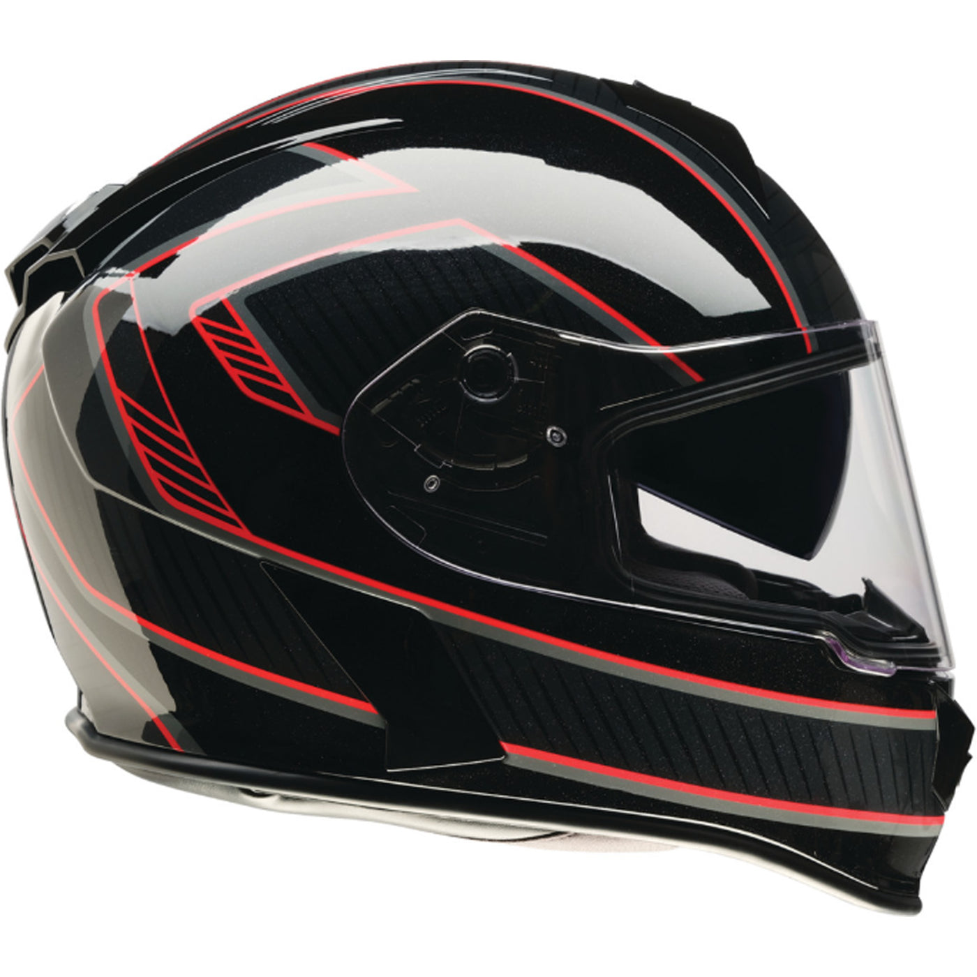 Z1R Warrant Amplify Helmet Black/Red - Right Side View