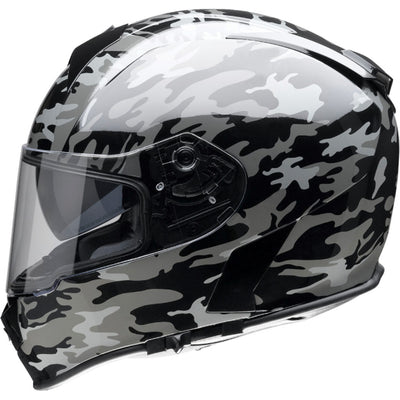 Z1R Warrant Camo Helmet Black/Gray - Left Side View