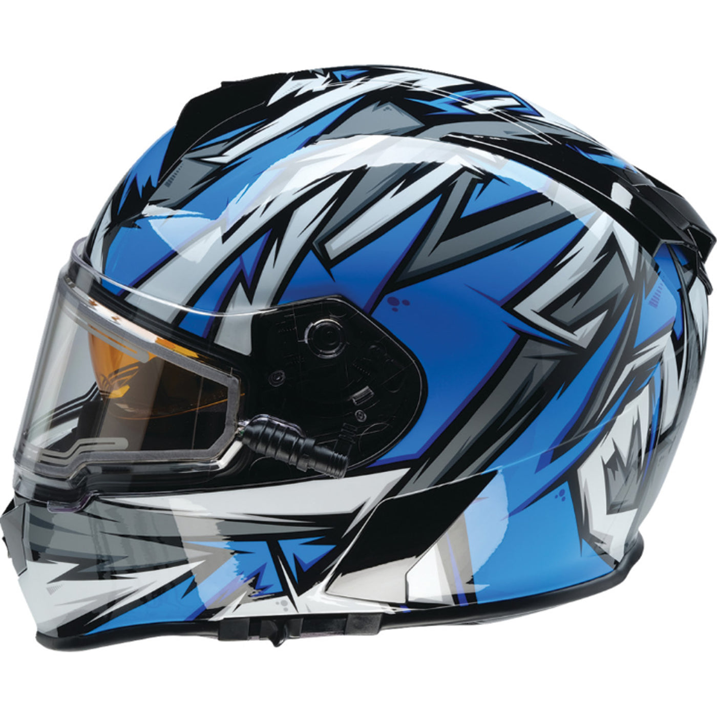 Z1R Warrant Neuron Helmet Blue/White - Left Side View