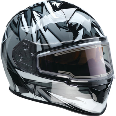 Z1R Warrant Neuron Helmet Gray/White - Front Right Side View