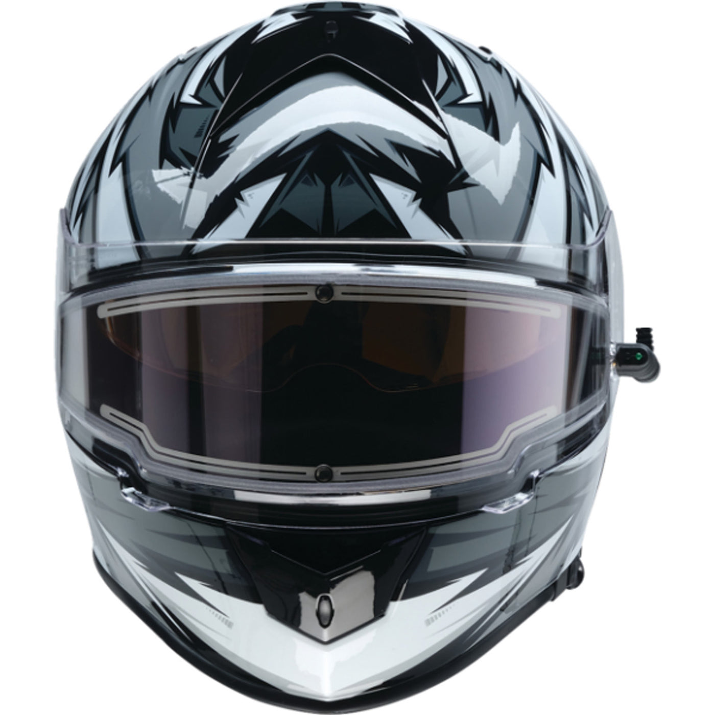 Z1R Warrant Neuron Helmet Gray/White - Front View