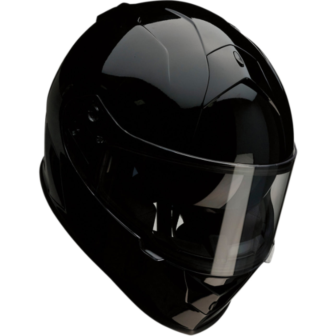 Z1R Warrant Solid Helmet Black - Front Right Side View