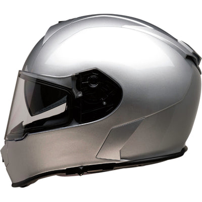 Z1R Warrant Solid Helmet Silver - Left Side View