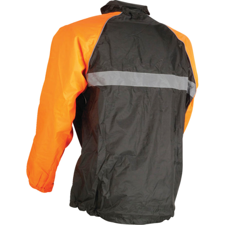 Z1R Waterproof Jacket Orange - Rear View