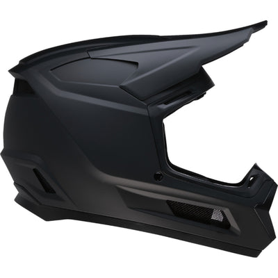 Z1R Youth Dirt Maxx Solid Helmet Matte Black - Right Side View