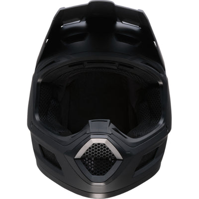 Z1R Youth Dirt Maxx Solid Helmet Matte Black - Front View