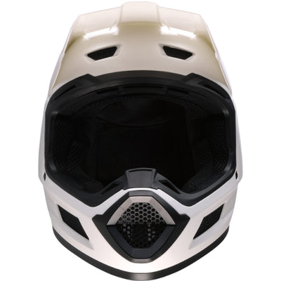 Z1R Youth Dirt Maxx Solid Helmet White - Front View