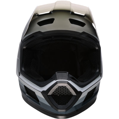 Z1R Youth Dirt Maxx Vortex Helmet Black/White/Gray - Front View