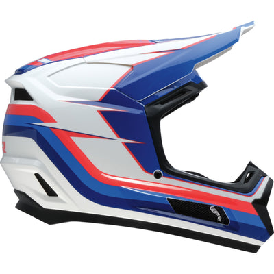 Z1R Youth Dirt Maxx Vortex Helmet Red/White/Blue - Right Side View