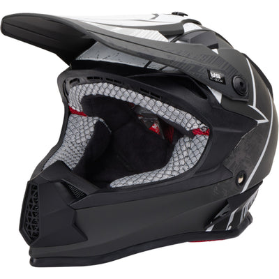 Z1R Youth F.I. Fractal MIPS Helmet Matte Black - Front Side View