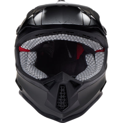 Z1R Youth F.I. Fractal MIPS Helmet Matte Black - Front View