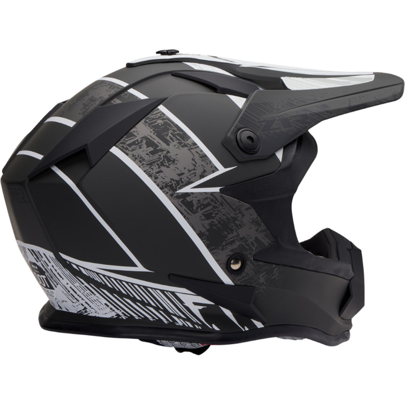 Z1R Youth F.I. Fractal MIPS Helmet Matte Black - Rear Side View