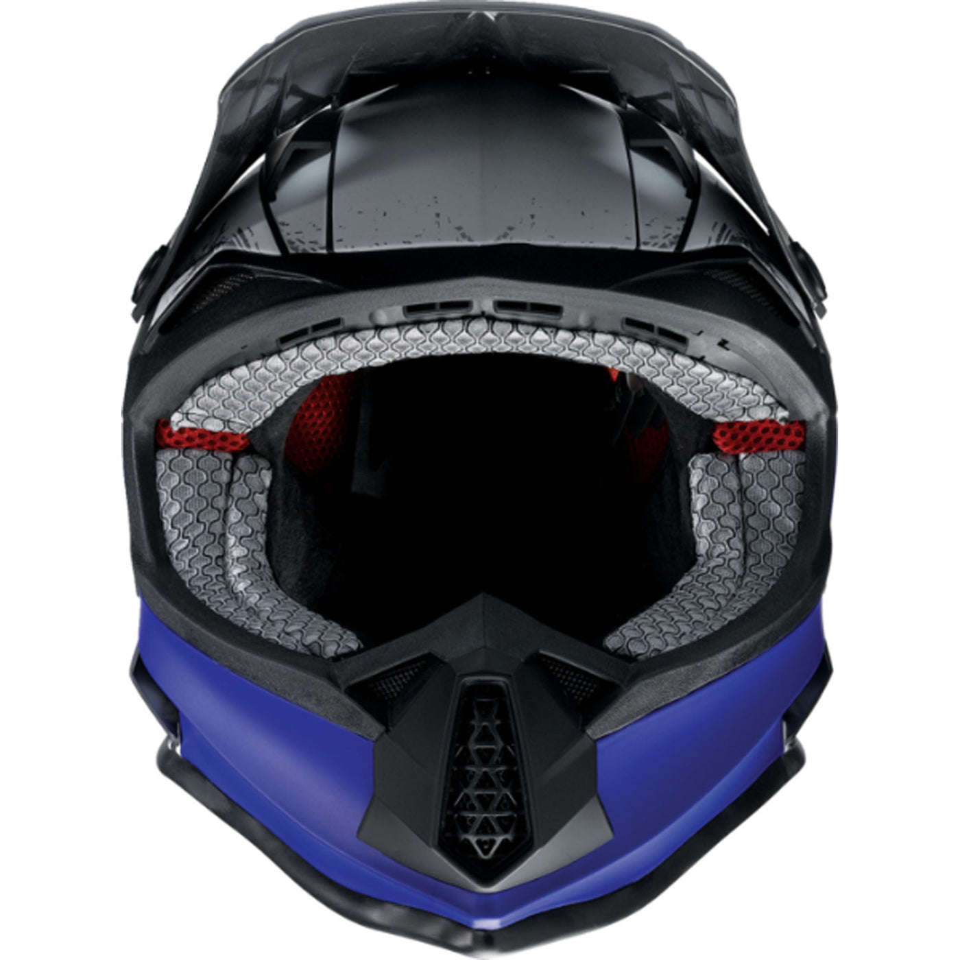 Z1R Youth F.I. Fractal MIPS Helmet Matte Black/Blue - Front View