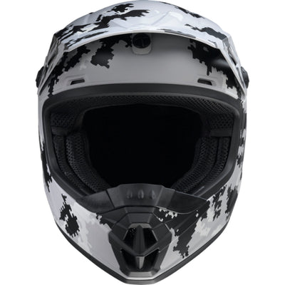 Z1R Youth Rise Digi Camo Helmet Gray - Front View