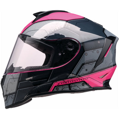 Z1R Youth Warrant Sentinel Helmet Pink - Left Side View