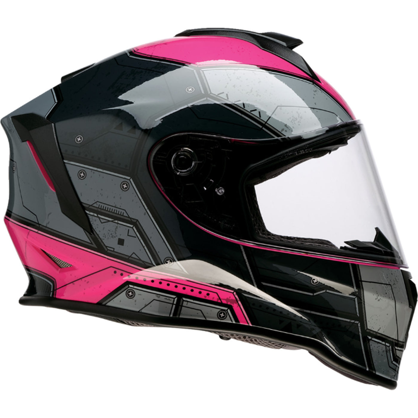 Z1R Youth Warrant Sentinel Helmet Pink - Right Side View