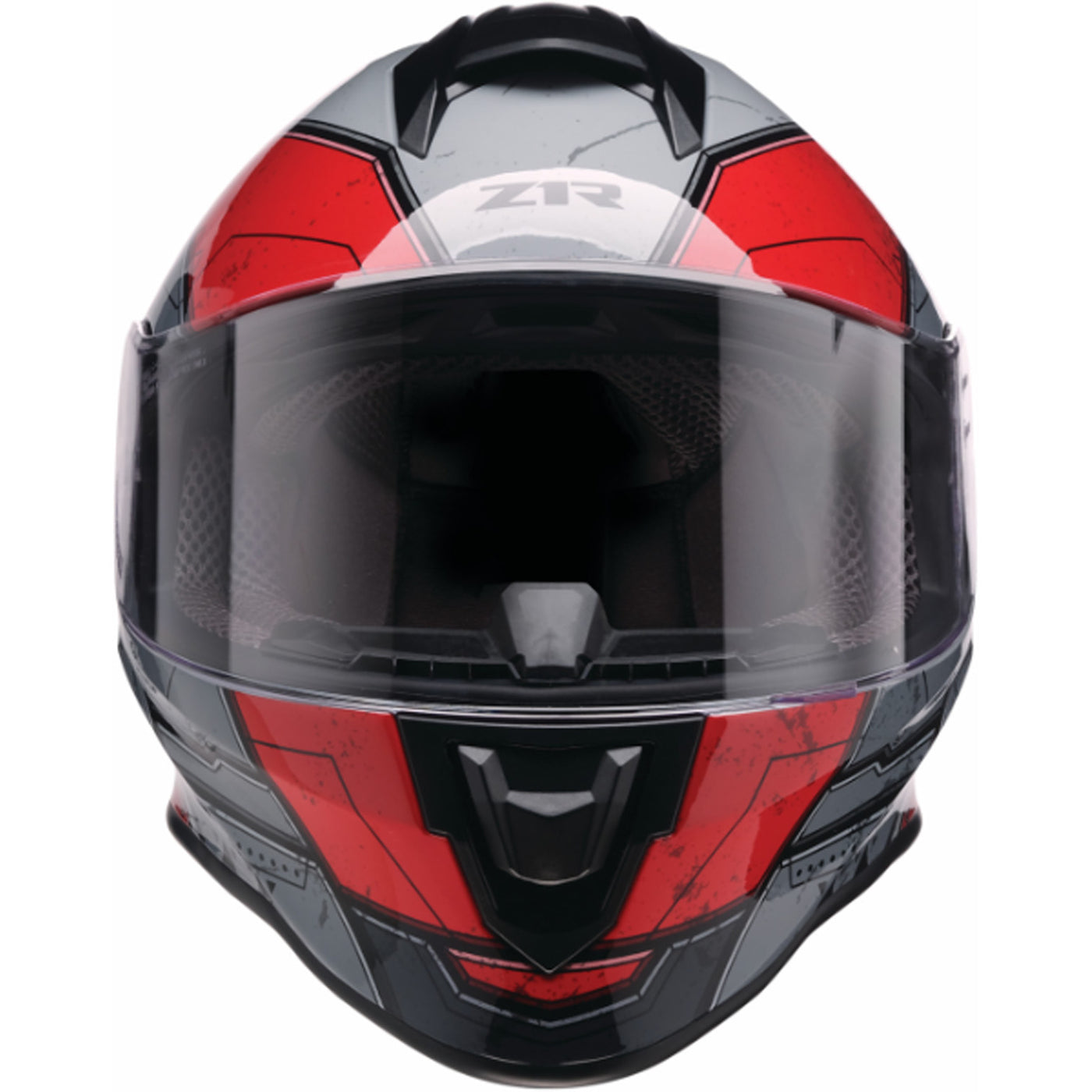 Z1R Youth Warrant Sentinel Helmet Red - Front View