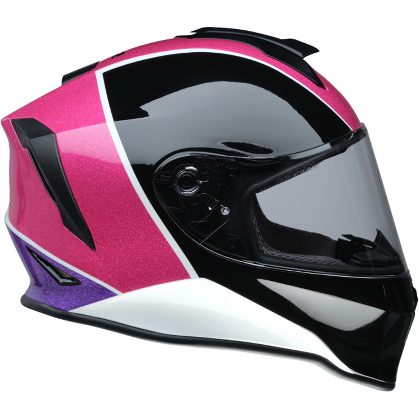 Z1R Youth Warrant 2.0 Fresh Pow Helmet Pink/Purple - Right Side View