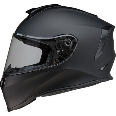 Z1R Youth Warrant 2.0 Solid Helmet Flat Black - Left Side View