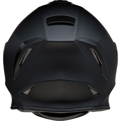Z1R Youth Warrant 2.0 Solid Helmet Flat Black - Rear View