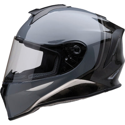 Z1R Youth Warrant Kuda Helmet Gloss Gray - Side View