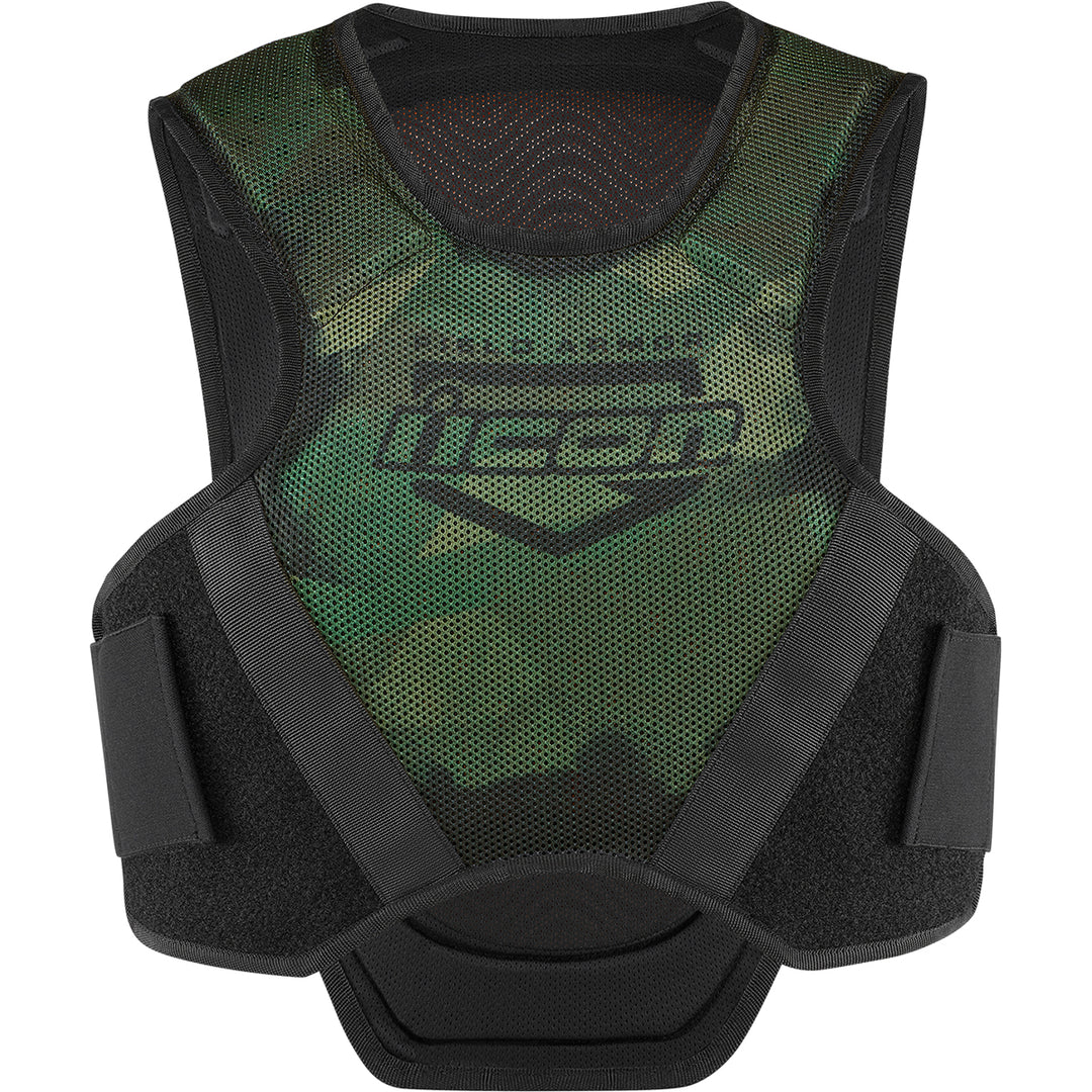 ICON Field Armor Softcore™ Vest Green Camo - Front View