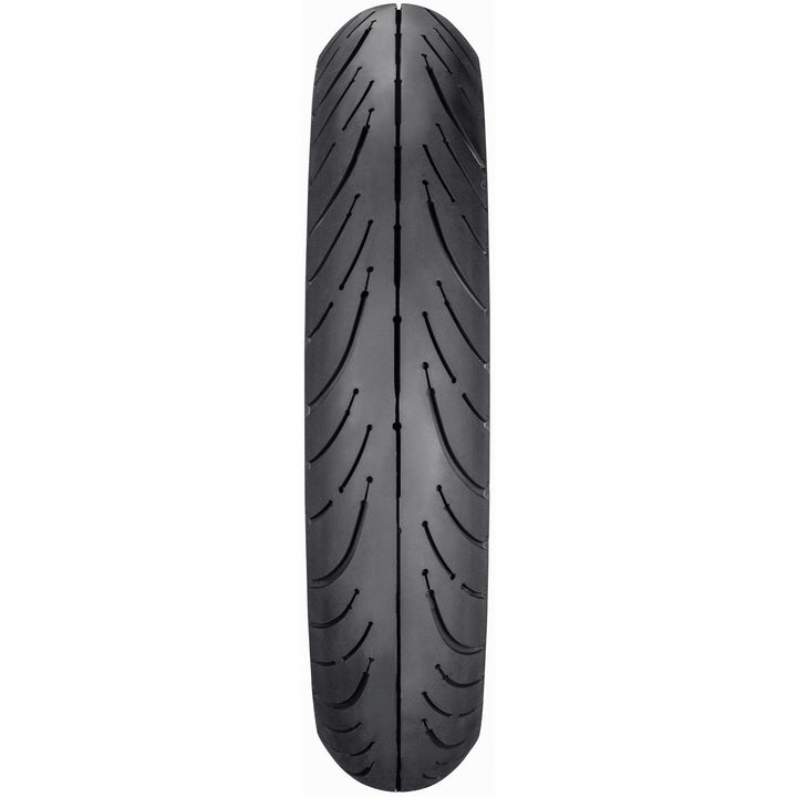 Dunlop Elite 4 Tire Front - Straight-On View of Treads