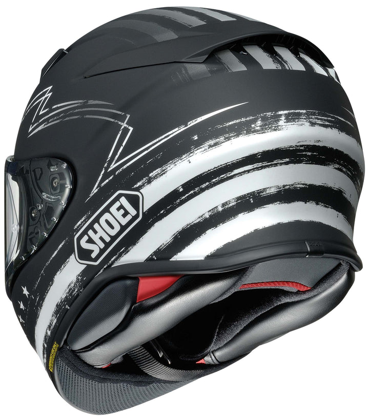 Shoei RF-1400 Dedicated 2 Full Face Motorcycle Helmet - Rear Side View