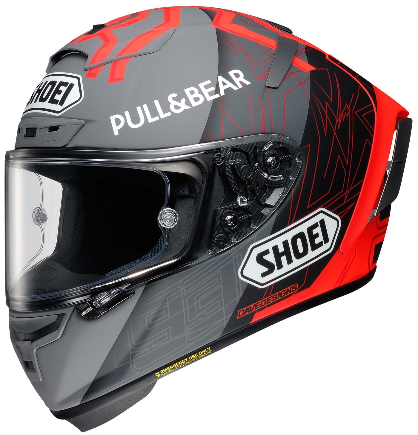 Shoei X-Fourteen Marquez Black Concept Full Face Motorcycle Helmet