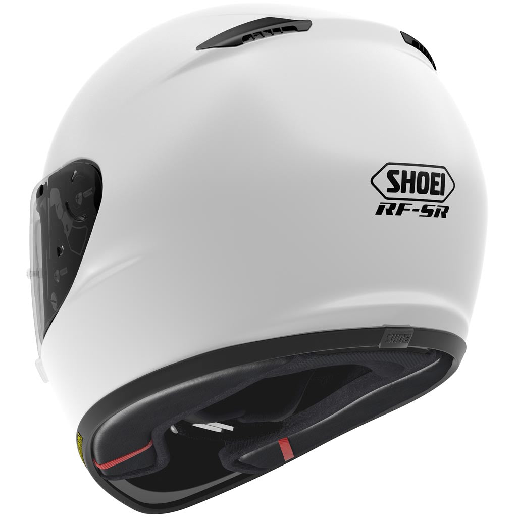 Shoei RF-SR Helmet White - Rear Side View