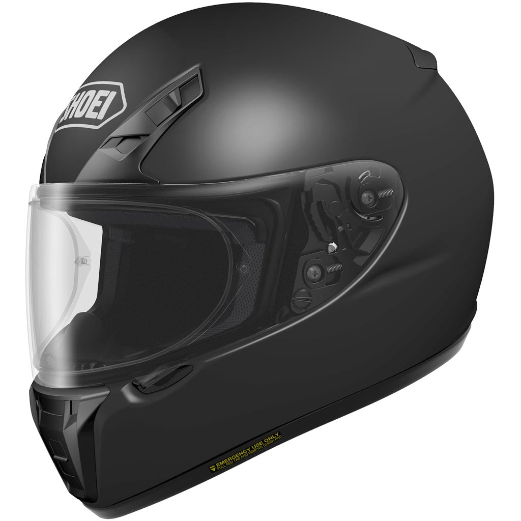 Shoei RF-SR Helmet Matte Black - Front Side View