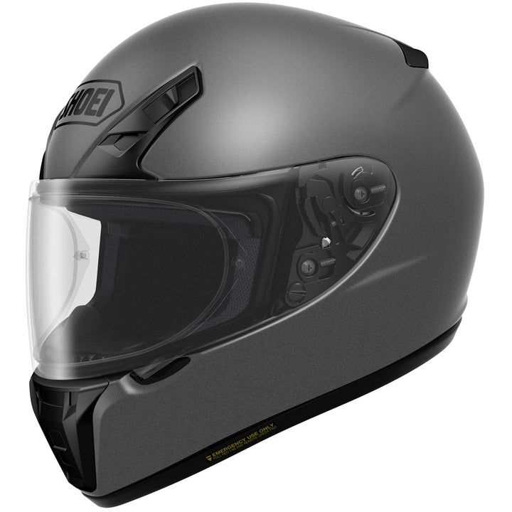 Shoei RF-SR Helmet Matte Deep Grey - Front Side View