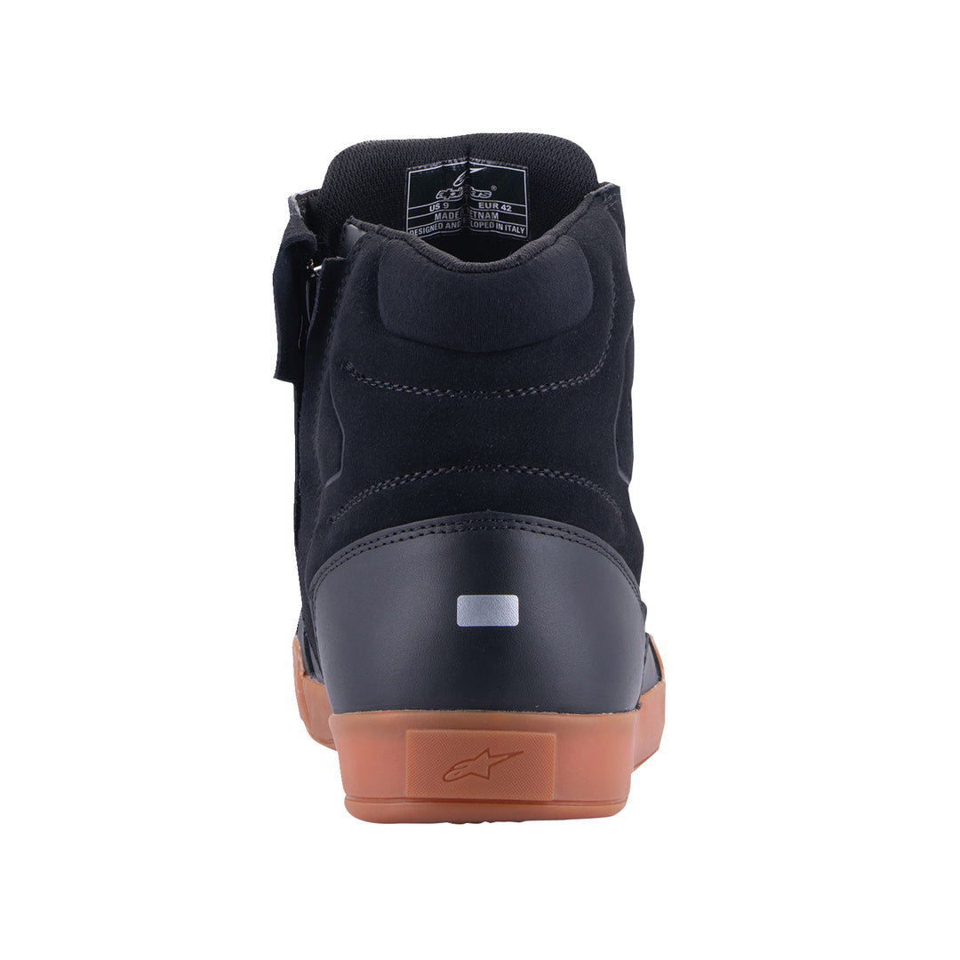 Alpinestars Chrome Waterproof Shoes Black/Brown - Rear View